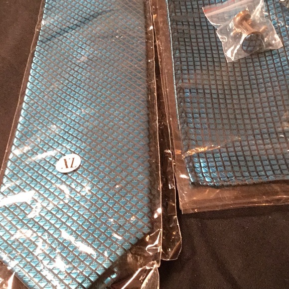 Tie with matching handkerchief cuff links SILK - Picture 1 of 4